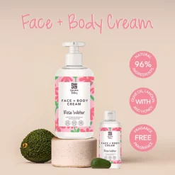 Face Body Cream Rose Water Features