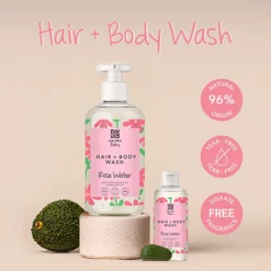 Hair Body Wash Rose Water Features