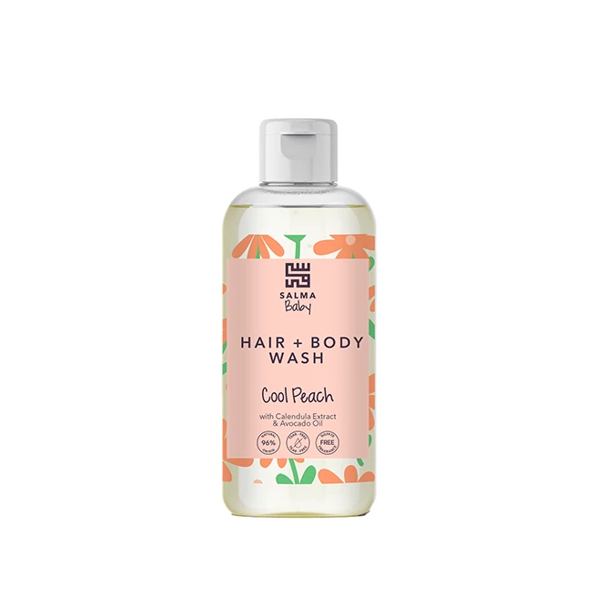 Salma Baby Hair Body Wash Cool Peach 100ML A