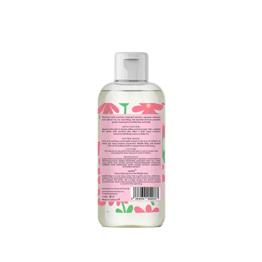 Salma Baby Hair Body Wash Rose Water 100ML B