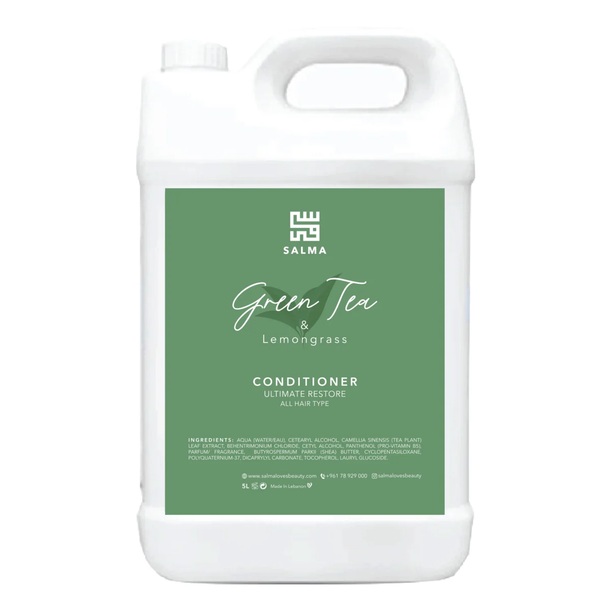 Conditioner Green Tea Lemongrass 5L scaled
