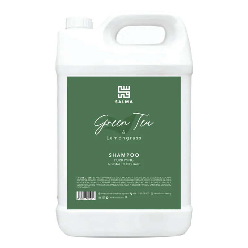 Shampoo Green Tea Lemongrass 5L scaled large