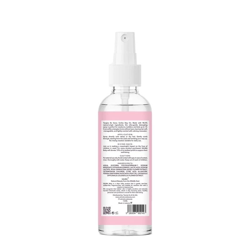Detangling Spray Rose Water B large