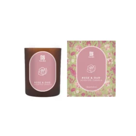 Rose & Oud Scented Candle - 160gr