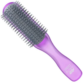AirHedz Glo Half Round Detangling Brush in Purple