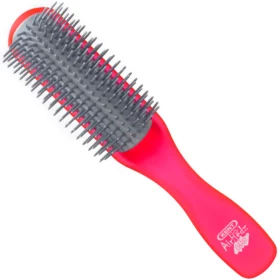 AirHedz Glo Half Round Detangling Brush in Red