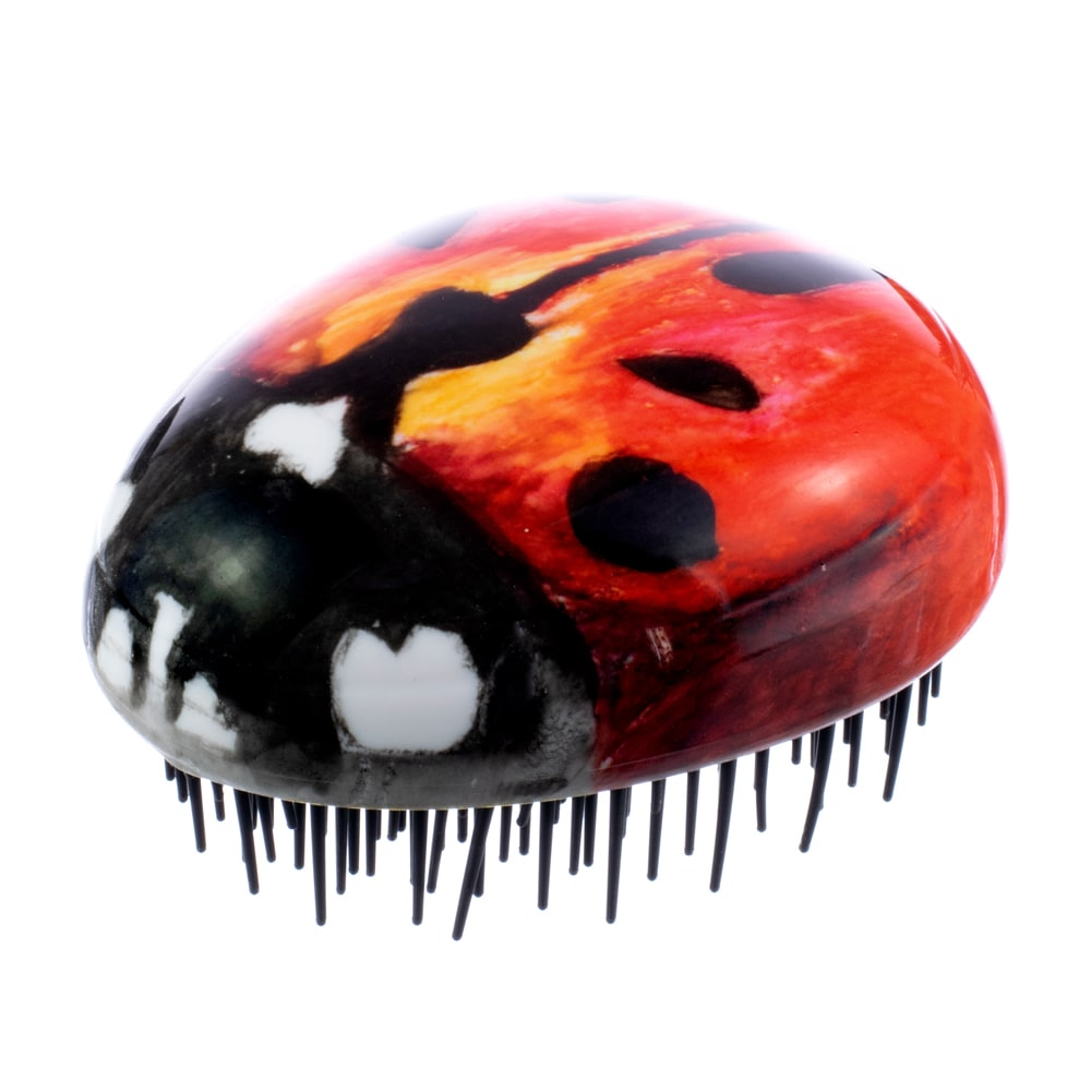5011637003369_1 Pebble Detangling Ladybug Brush - Image 1